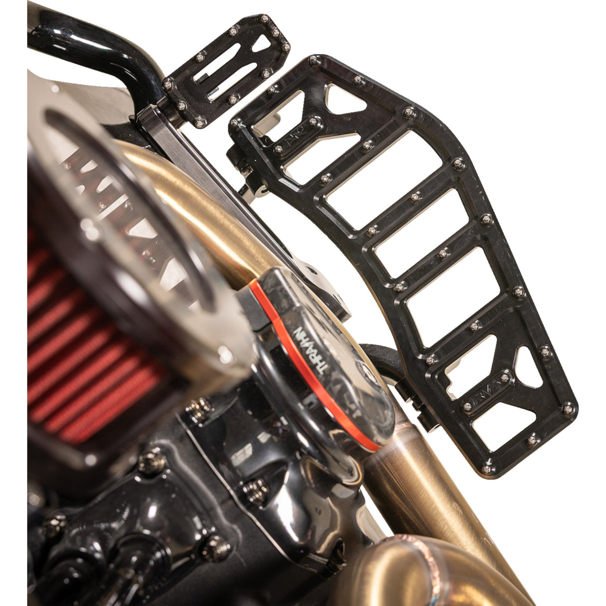 Thrashin Supply CO. Aggressor Floorboards Black - TSC-2219-1 For Harley Touring 1984-2026
