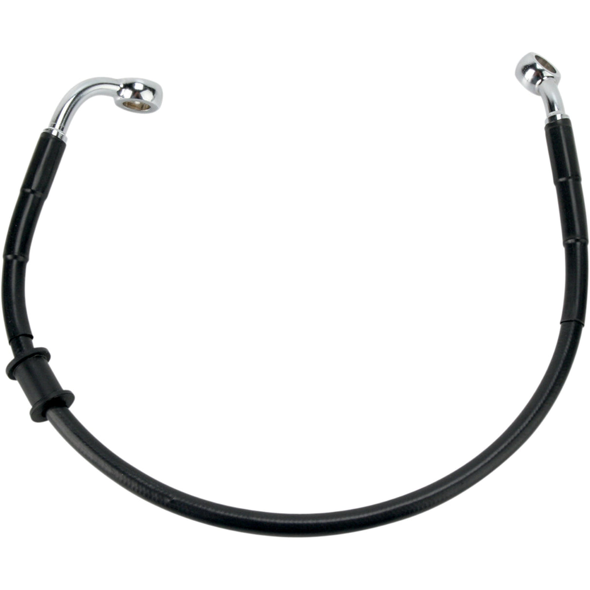 Drag Specialties Stainless Steel Brake Line Kit Rear Black For Harley Dyna 2008-2015