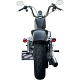 Accutronix Side Mount License Plate With LED Tag Light Black - LPF114HV-B For Harley Sportster 2004-2019