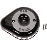 S&S CYCLE 1014-0273 170-0366 Stealth Air Cleaner Cover - Mini Teardrop - Black