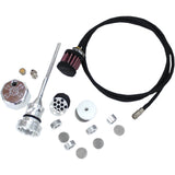 FEULING OIL PUMP CORP. 0710-0261 3085 Vented Dipstick - Polished - M8 Softail
