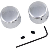 DRAG SPECIALTIES DS-222879 Chrome Handlebar Riser Bolt Caps Riser Bolt Cover - FX & XL