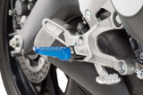 Puig Hi-Tech Parts Footpegs Racing Blue - 6301A For Ducati Motorcycles 2008-2020 | Honda Motorcycles 2000-2021 | Triumph Motorcycles 2008-2021