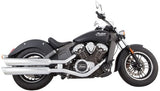 Tab Performance Indian Scout Chrome 4" Long Slip-On Up to 2024 For Indian Scout 2015-2024