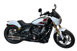 Tab Performance 221-2295-C2-Z 2025-Up Indian Scout 2-1 Slip-On Muffler 4 Inch Chrome Straight Cut Tip Zombie Baffles (Loud)