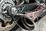 Tab Performance 2025 Indian Scout 2-1 Slip-On Muffler | Chrome - Chrome Slash Tips, 2.5" Quiet Baffles 221-1295-C-2.5
