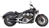 Tab Performance Indian Scout Black 4" Short Slip-On Up to 2024 For Indian Scout 2015-2024