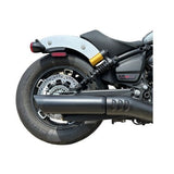 Tab Performance 2025 Indian Scout 2-1 Slip-On Muffler | Black - Chrome Slash Tips, 2.5" Quiet Baffles 221-2295-C-2.5