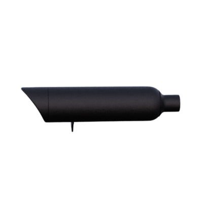 Tab Performance 221-2295-B2-Z 2025-Up Indian Scout 2-1 Slip-On Muffler 4 Inch Black Straight Cut Tip Zombie Baffles (Loud)