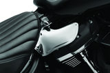 Kuryakyn 5789 Saddle Shields Heat Deflectors 18-Up Softail Models Smoke