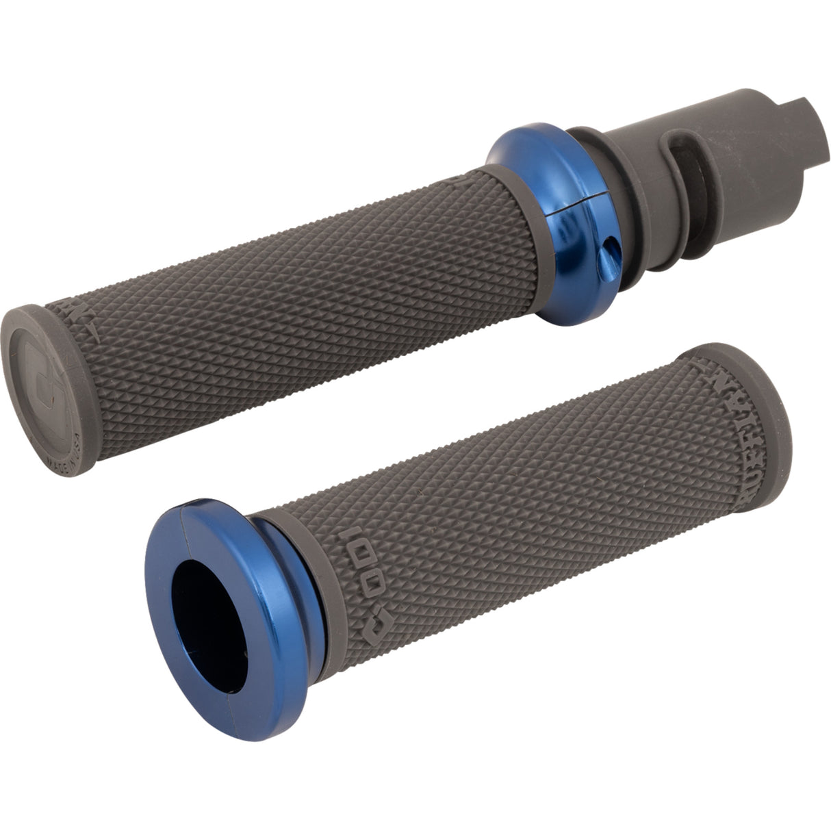ODI Ruffian Lock-On Street Grips CVO Graphite Blue - V30HTCH-U For Harley Touring 2023-2024