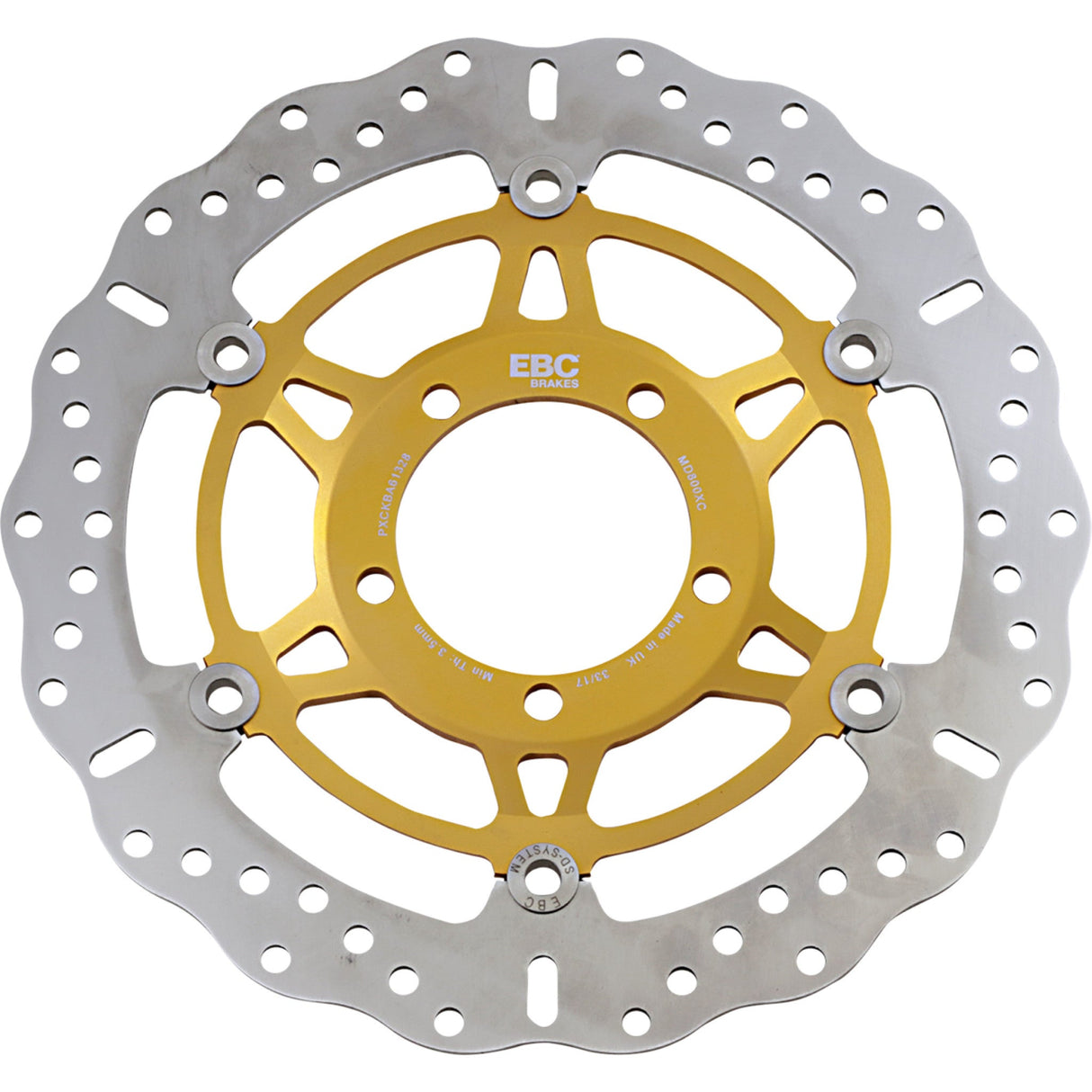Ebc XC Series Brake Rotor - MD800XC Triumph Daytona / Speed / Street 2006-2017