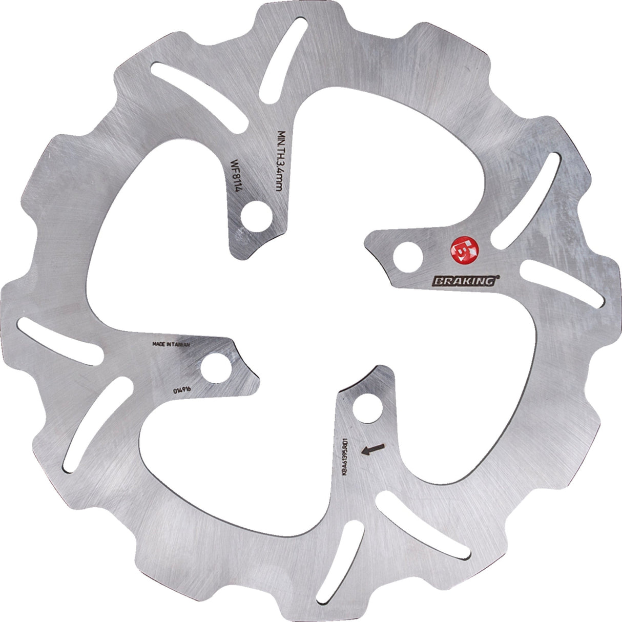 BRAKING 1710-4486 WF8114 Fixed Rotor front