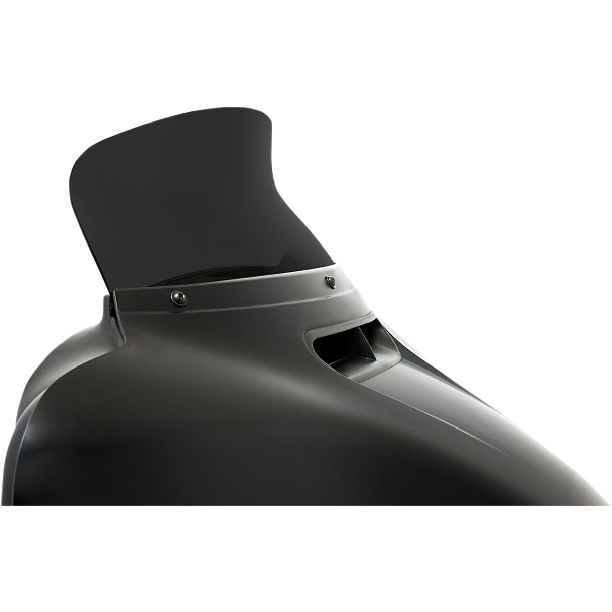 Memphis Shades Spoiler Replacement Windshield For OE Fairings 6-1/2" Dark Black Smoke - MEP84710 For Harley Touring 2014-2025