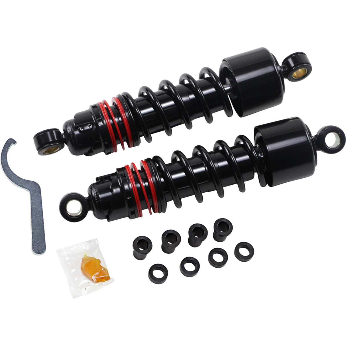 BURLY BRAND 1310-1970 B28-1206B Slammer Plus Shocks - Black - XL