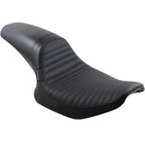 LePera Daytona Sport Seat Basketweave Pleated Black - L-541BWPT For Harley Dyna 1982-1994