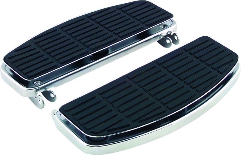 Bikers Choice 490336 66-84 FL Chrome Late Style Floorboards Replaces H-D 50603-74TA