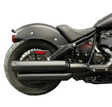 Tab Performance Indian Chief 3.5" Black Tip Compatible Exhaust Pipes | '22 & Up - Black Slash End Caps, Zombie Baffles 231-2290-B-Z