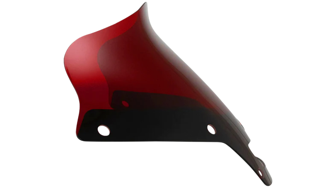 Klock Werks Kolor Flare® Windshield 6" Red - KWW-02-0622 For Harley Softail Low Rider 2022-2025