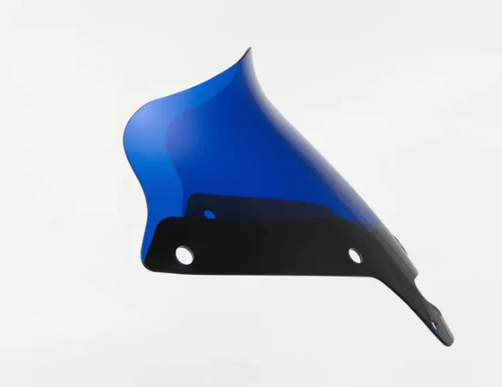 Klock Werks Kolor Flare® Windshield 6" Blue - KWW-02-0626 For Harley Softail Low Rider 2022-2025
