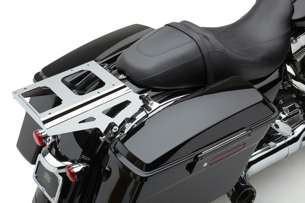 Cobra Detach 2-UP Tour Pack Mount Chrome - 602-2701 For Harley Touring 2009-2013