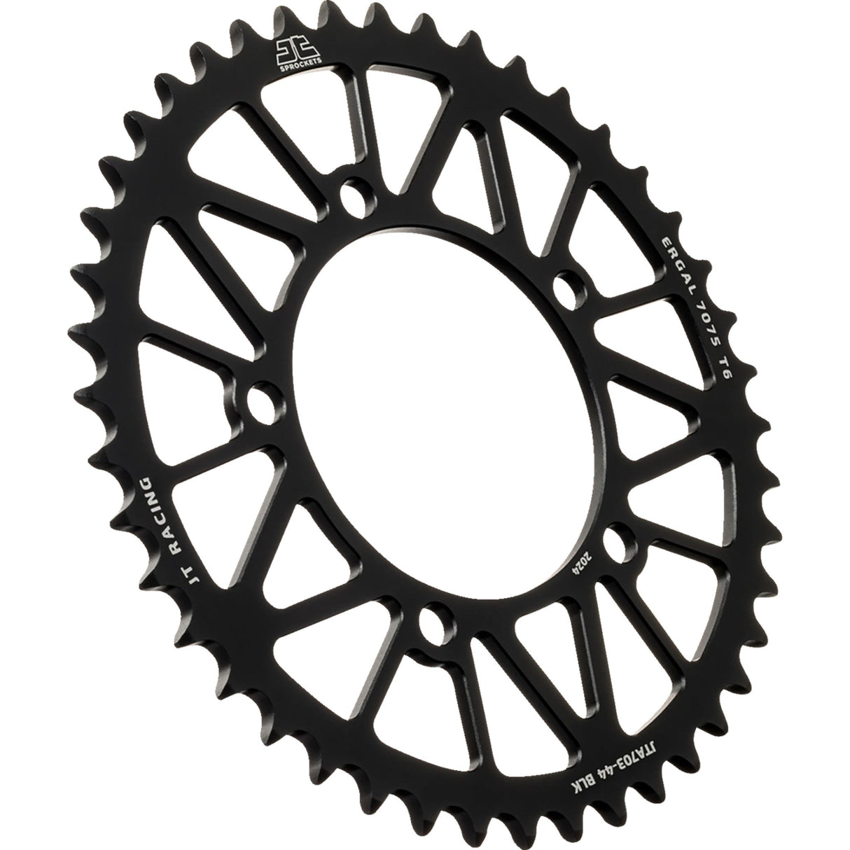 JT SPROCKETS 1212-2356 JTA703.44BLK Aluminum Rear Sprockets Rear Sprocket - Aluminum - 44 Tooth - Black - Aprilia