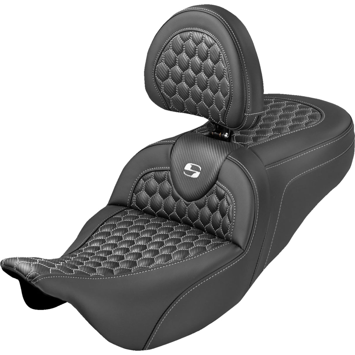 Saddlemen Roadsofa™ Seat - 808-07B-190B6 For Harley Touring 2008-2025