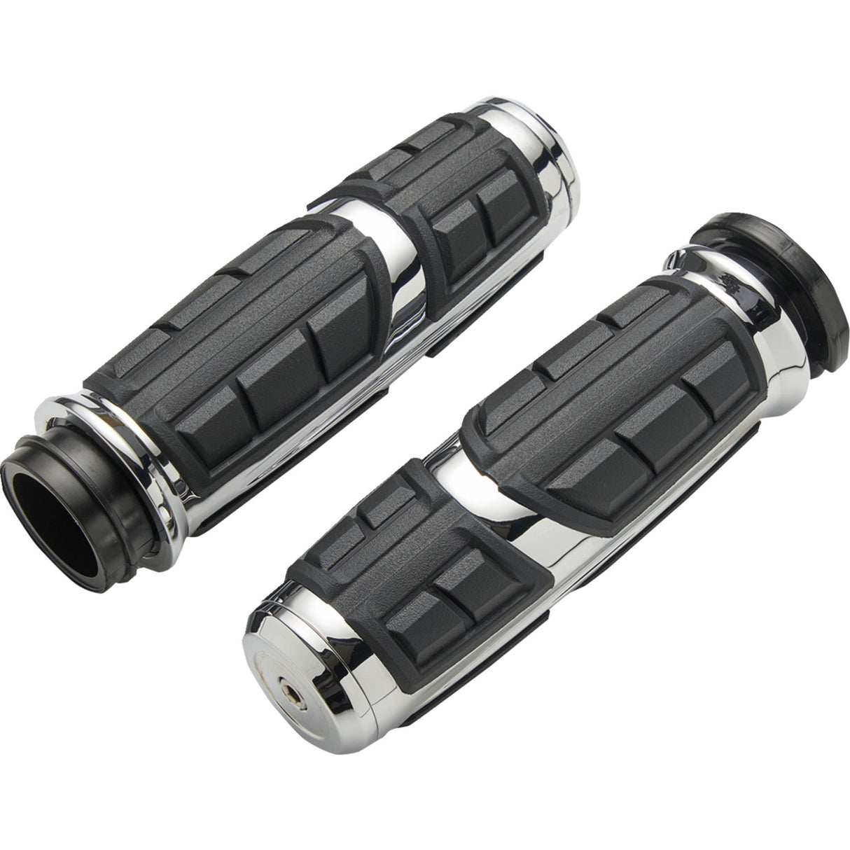 CIRO 0630-3236 54001 Chicane Grips - TBW - Chrome