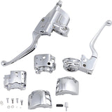 Drag Specialties Handlebar Control Kit With Mechanical Clutch 9/16" Master Cylinder For Harley Motorcycles 1996-2011