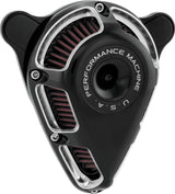 Performance Machine 0206-2114-BM 91-Up XL Jet Air Cleaner - Contrast Cut