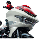 KLOCK WERKS 0635-2822 KWS-01-0129-CC Flare® Handguards harley-davidson cable clutch - red