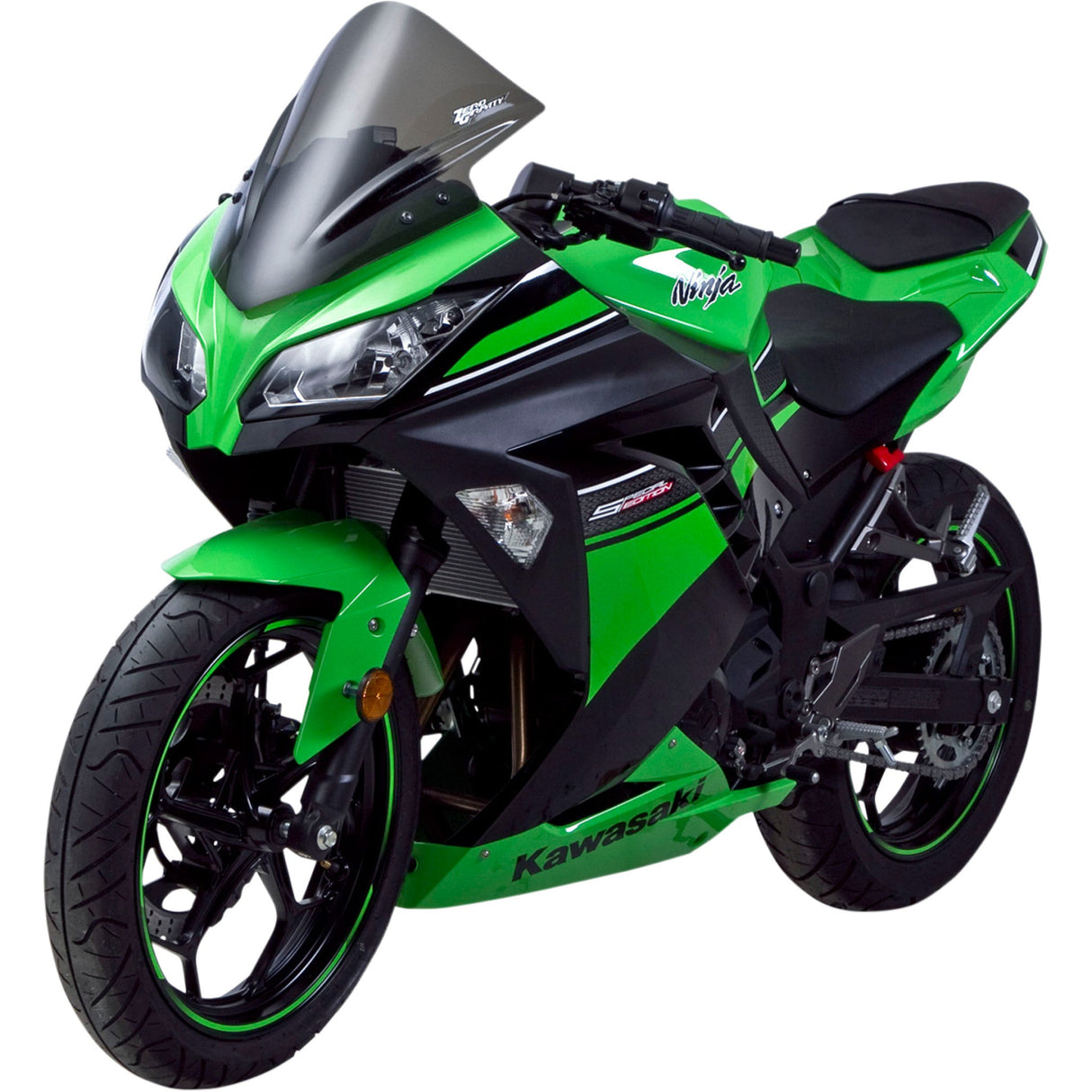 ZERO GRAVITY 2301-1651 24-282-02 Corsa Windshield Corsa Windscreen - Smoke - Ninja 300