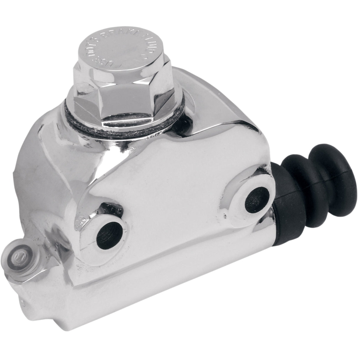 Drag Specialties Rear Brake Master Cylinder Rear Chrome For Harley Duo / Touring / Electra Glide / Super 1958-1972