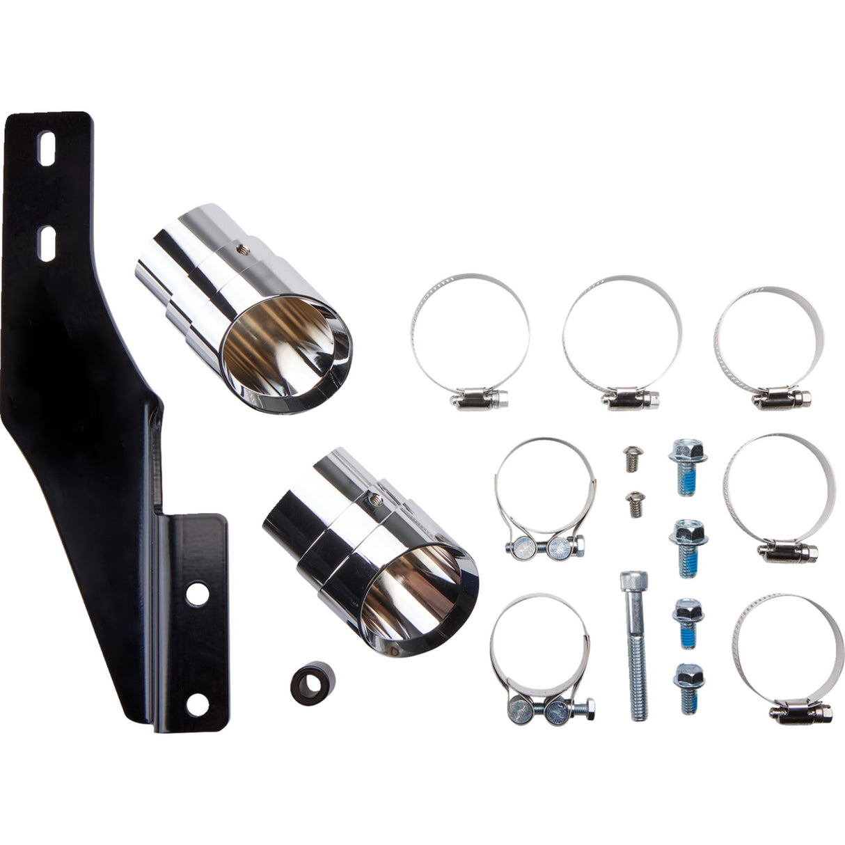 COBRA 1800-0413 6851 Speedster Slashdown Exhaust System - Chrome - Softail