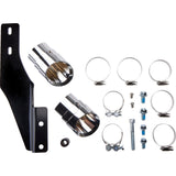 COBRA 1800-0413 6851 Speedster Slashdown Exhaust System - Chrome - Softail