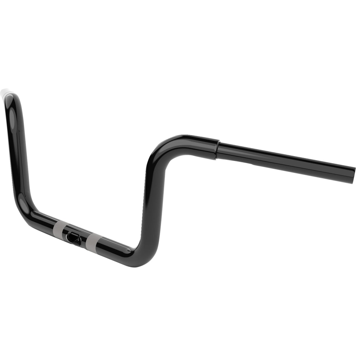 LA Choppers Twin Round Handlebar 8" Black - LA-7324-08B For Harley Road Glide 2015-2023