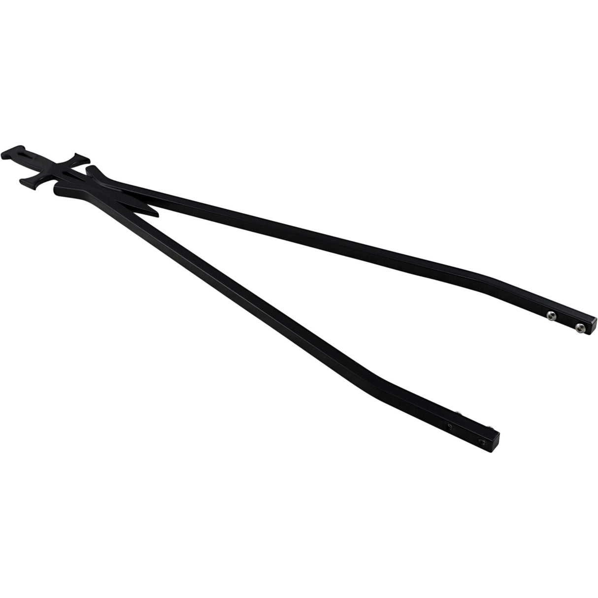 CYCLE VISIONS 1501-0096 CV-8009B Daggertude Styled Sissy Bar Sticks Sissy Bar Stick - Black - 30" Daggertude - Wide