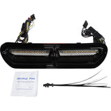Custom Dynamics Genesis® 4 All-In-One Dynamic LED Batwing Fairing Vent Insert Amber White Black With - CD-VENT-AW2-B For Harley Touring 2014-2025