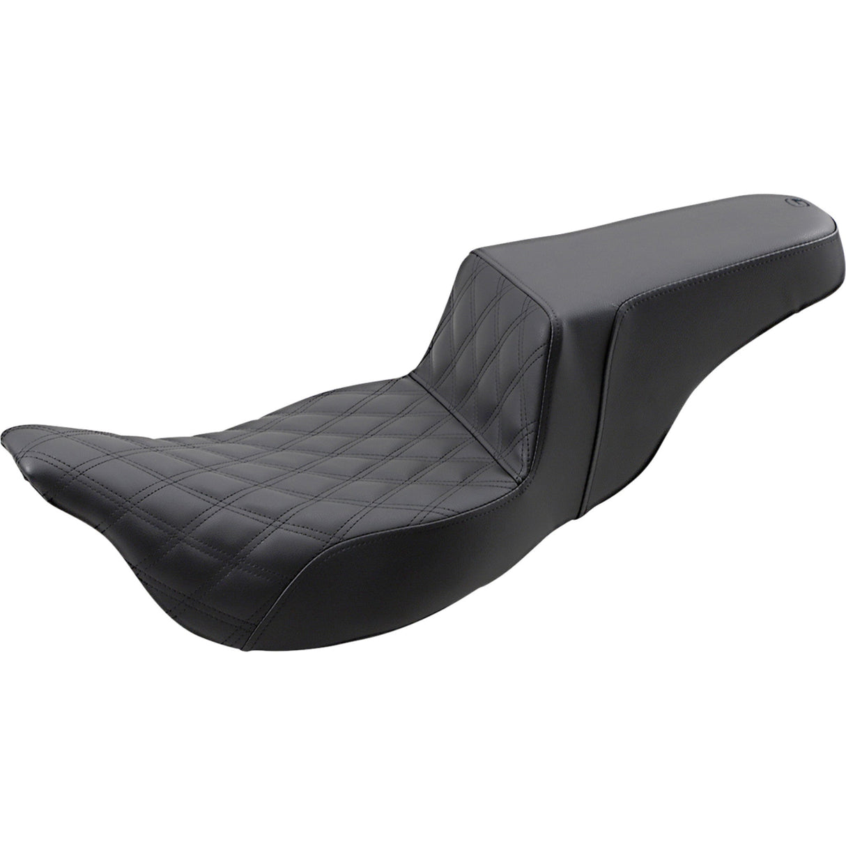 Saddlemen Extended Reach Step-Up Seats Front Lattice Stitch - 808-07B-172E For Harley Touring 2008-2025