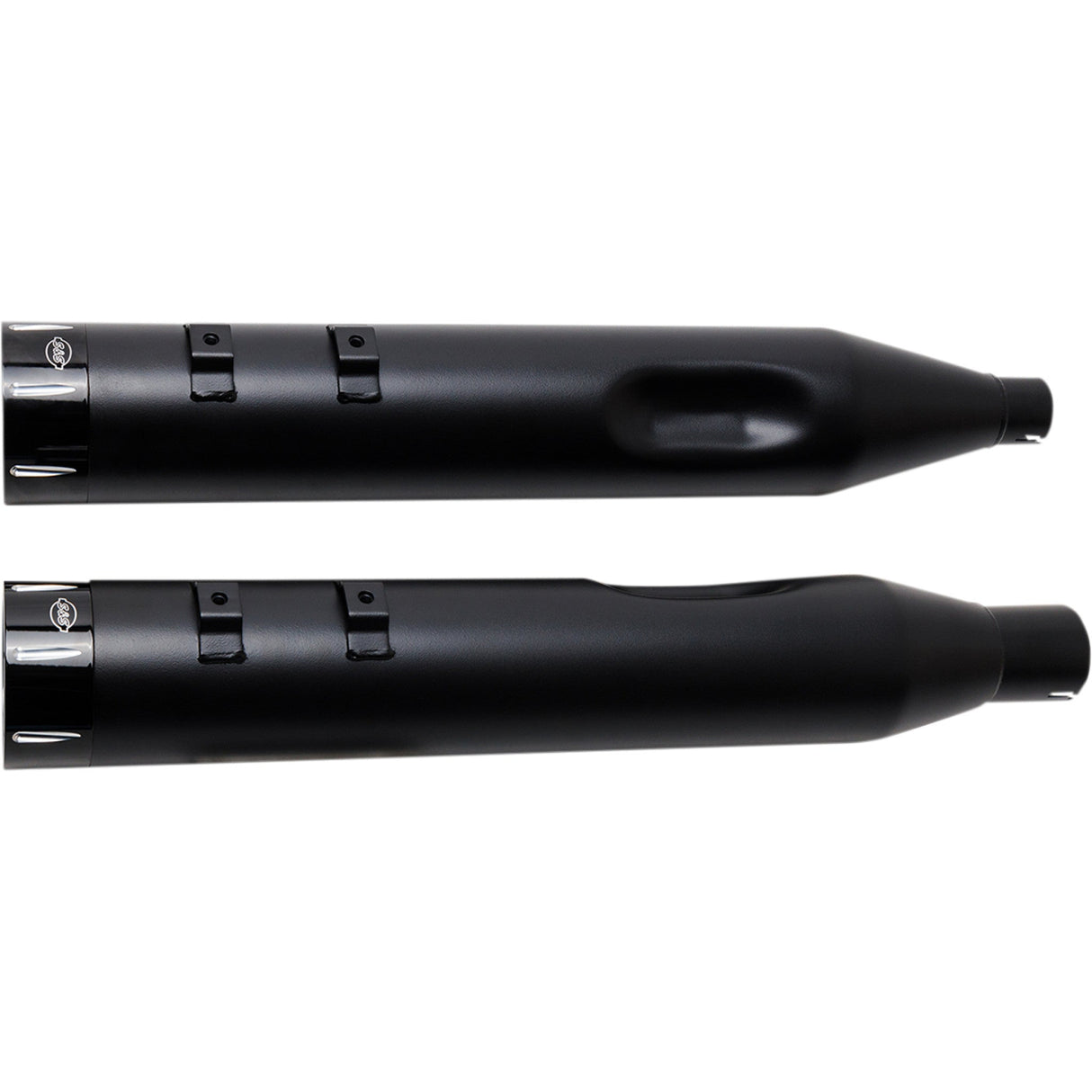 S&S Cycle 4-1/2" MK45 Performance Mufflers — Tracer Black Tracer - 550-0670 For Harley Touring 2017-2026