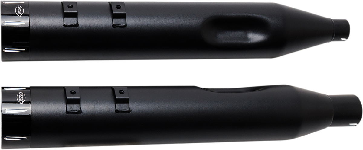 4-1/2" MK45 Performance Mufflers - Black Tracer - 1801-1081
