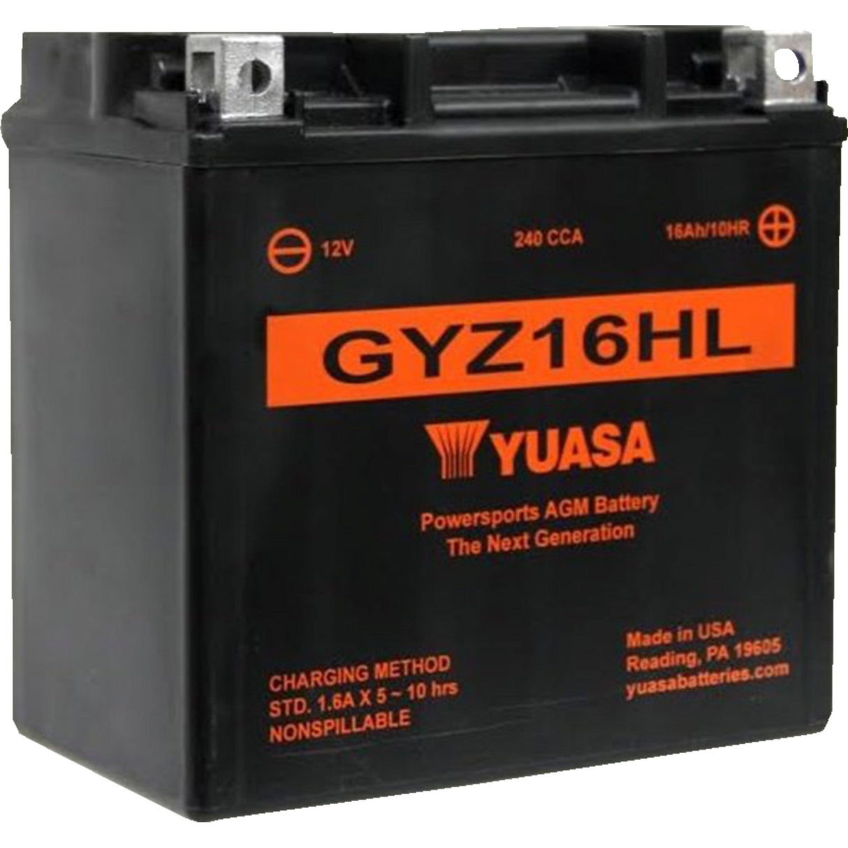 Yuasa GYZ Battery - YUAM716GHL For Harley Sportster 2004-2024
