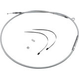Magnum Shielding High-Efficiency Braided Sterling Chromite II® Clutch Cable /16" - 32214HE For Harley Touring 2007