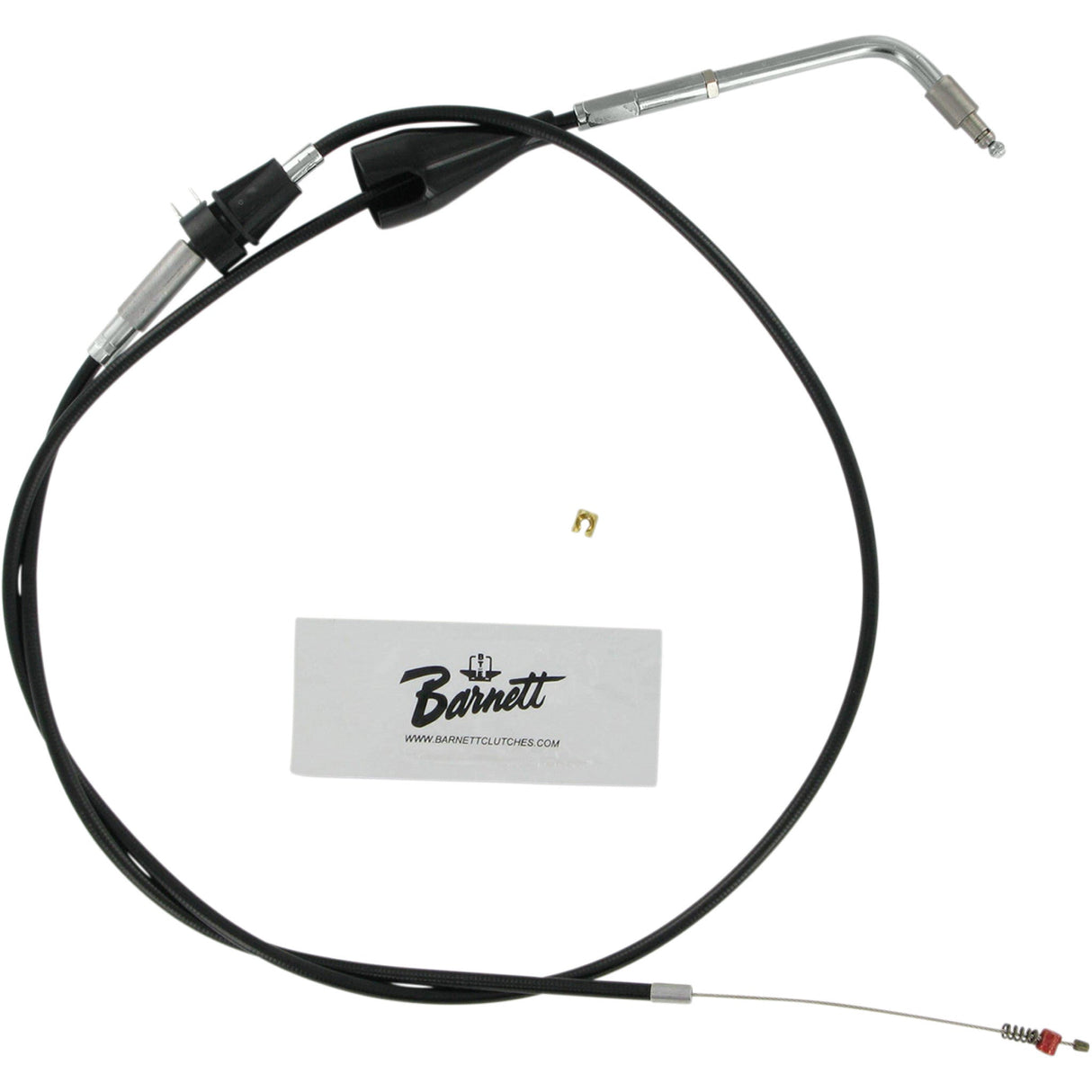 Barnett Black Vinyl Throttle Idle Cable +6" Size 45-1/2" Length - 101-30-41035-06 For Harley Touring 2007