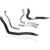 Cobra Short Swept 2-Into-2 Exhaust System - 6233B For Harley Sportster 2013-2022