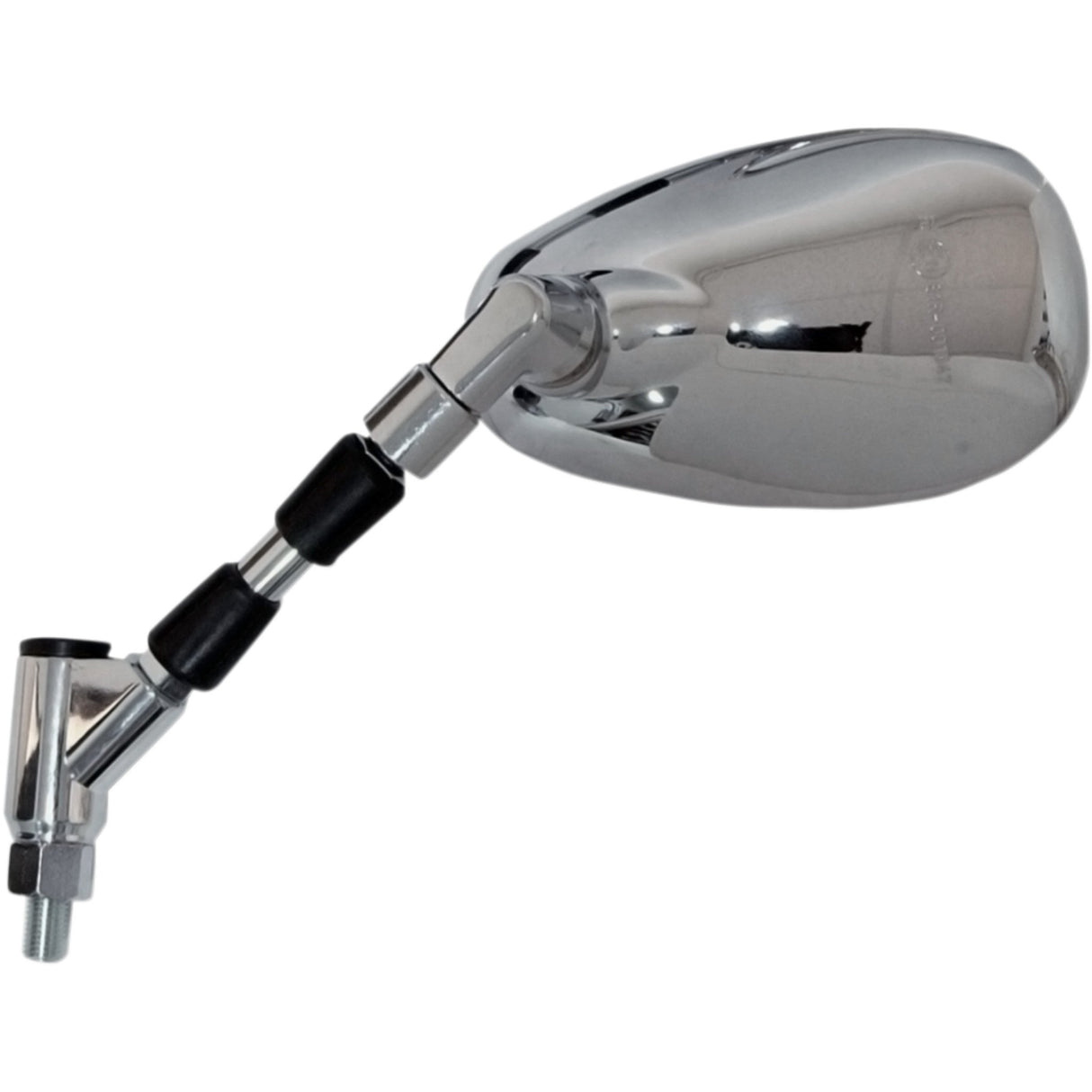 EMGO 0640-1056 20-57932 OEM-Style Replacement Mirror Mirror - Side View - Oval - Chrome - Left