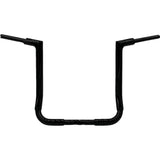 FAT Baggers INC. 1-1/2" EZ Install Flat Top Handlebar 16" Black - 615016-B For Harley Touring 1999-2013
