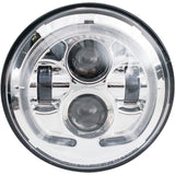 RIVCO PRODUCTS 2001-1568 LED-130C Illuminati LED Headlight Assembly LED Headlight - 7" - Chrome