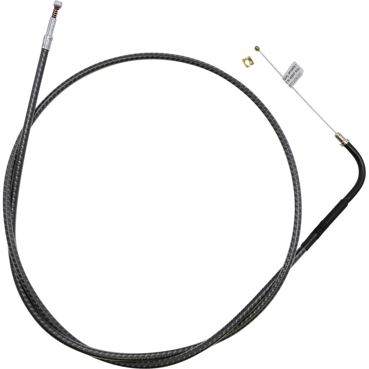 Magnum Shielding Karbonfibr Braided Throttle Idle Cable 49-5/8" - 742110 For Harley Motorcycles 1984-2017