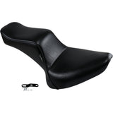 LePera Cherokee Seat Smooth Black - LX-020 For Harley Softail 2000-2017